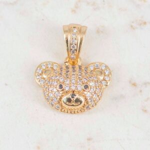 DIJE CABEZA OSO CIRCONES