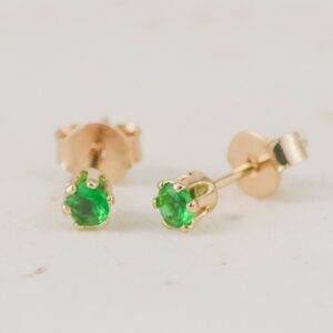 TOPO ESMERALDA REDONDO 6 PUNTOS 3MM