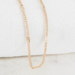 CADENA CUBANA DESTELLOS 45CM-2MM