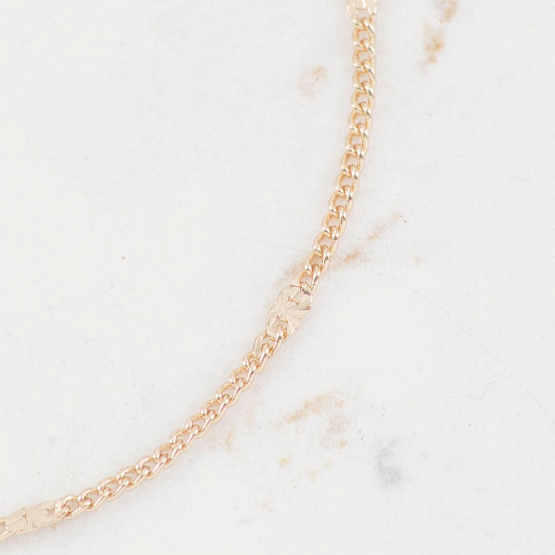 CADENA CUBANA DESTELLOS 45CM-2MM