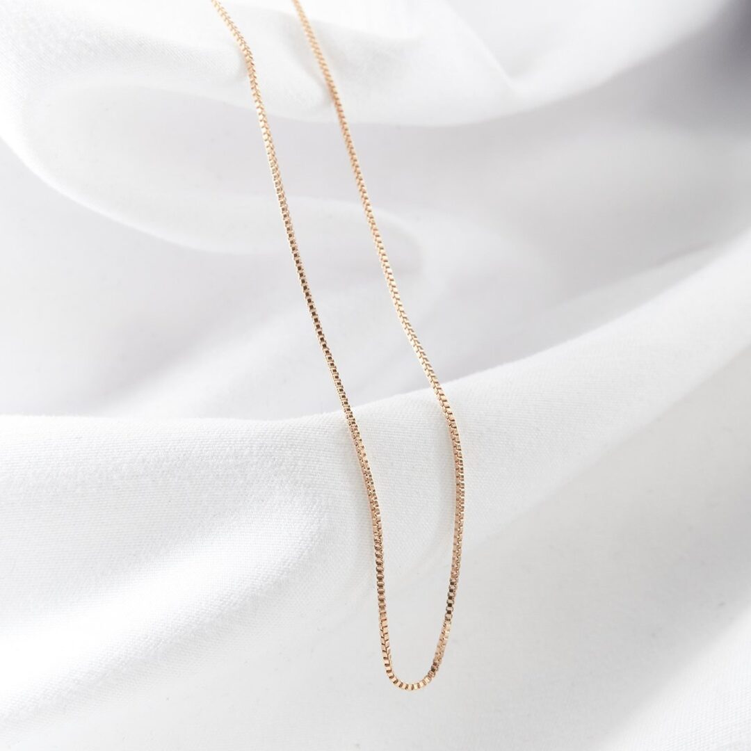 CADENA VENECIANA SEMIGRUESA 1MM-45CM