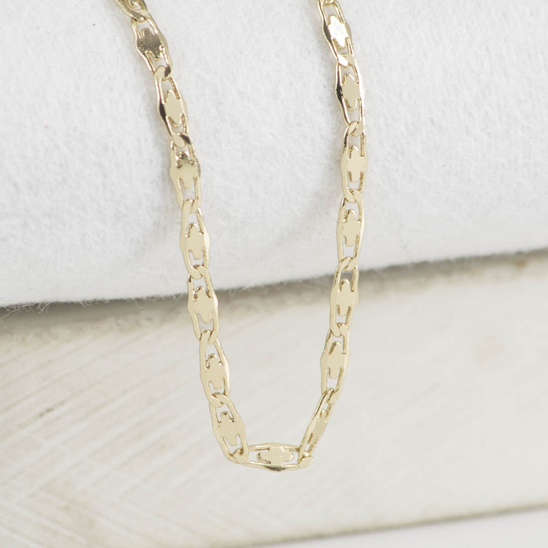 CADENA ESLABON CRUZ 50 CM