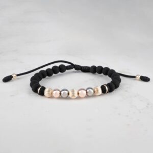 PULSERA TEJIDA 6MM 3 TONOS BALIN FRANCES X NEO