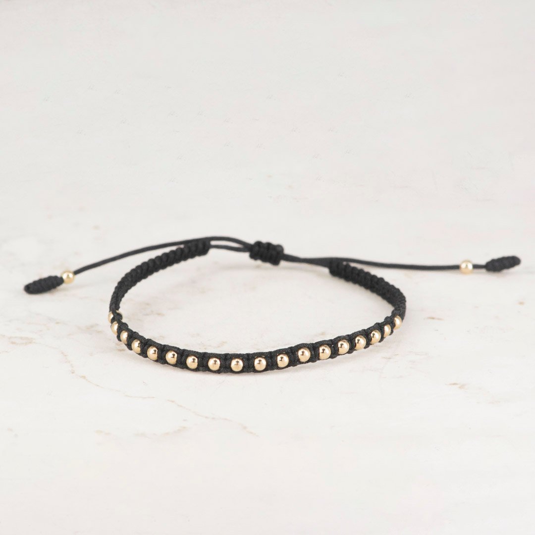 PULSERA TEJIDA 3MM LISO 18B CUBIERTO