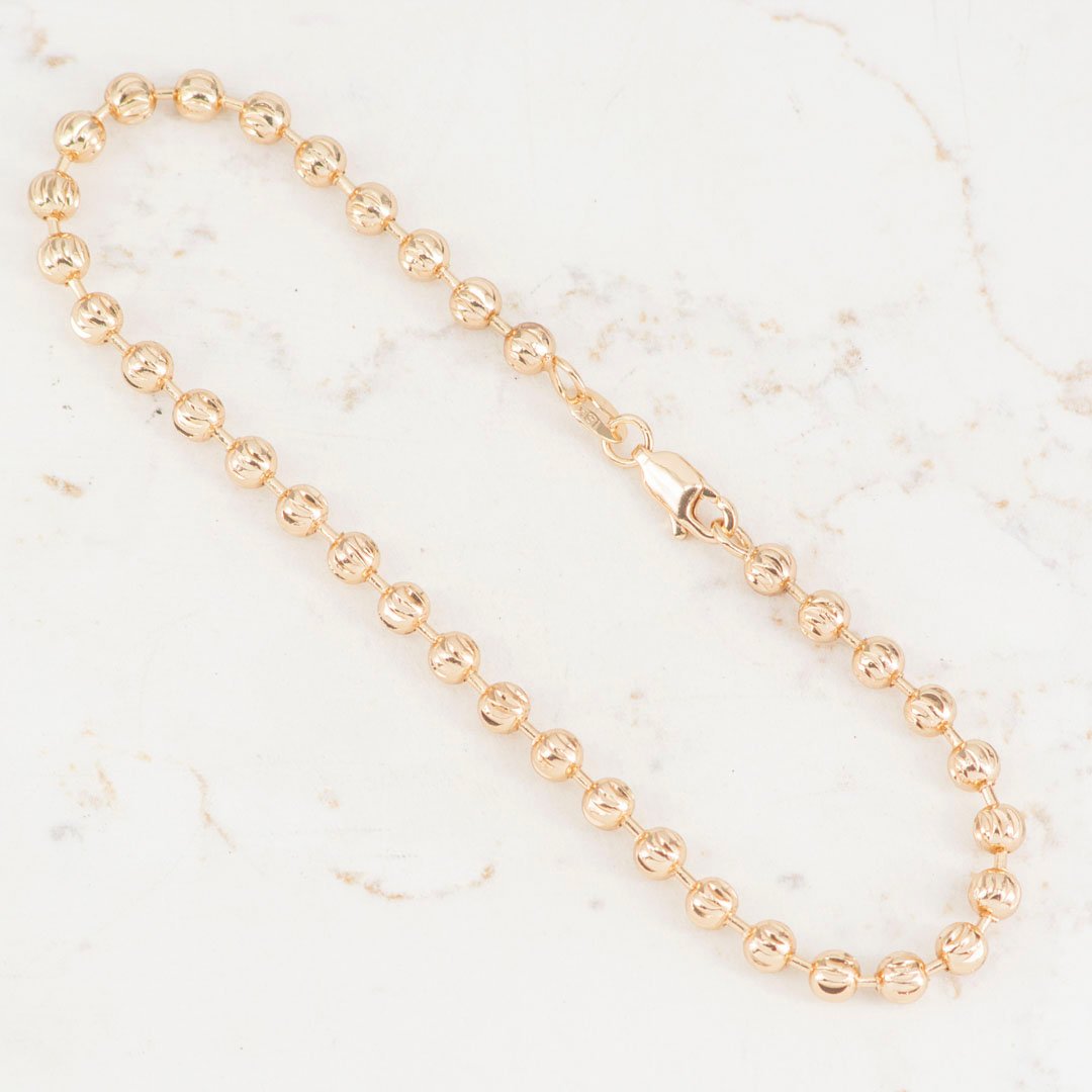 PULSERA MILITAR DIAMANTADA 4MM