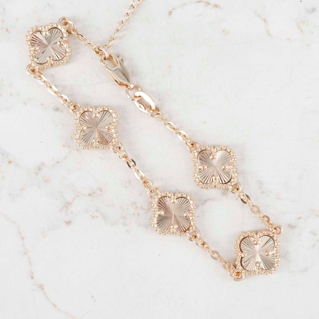 PULSERA VAN CLEEF DORADA X5