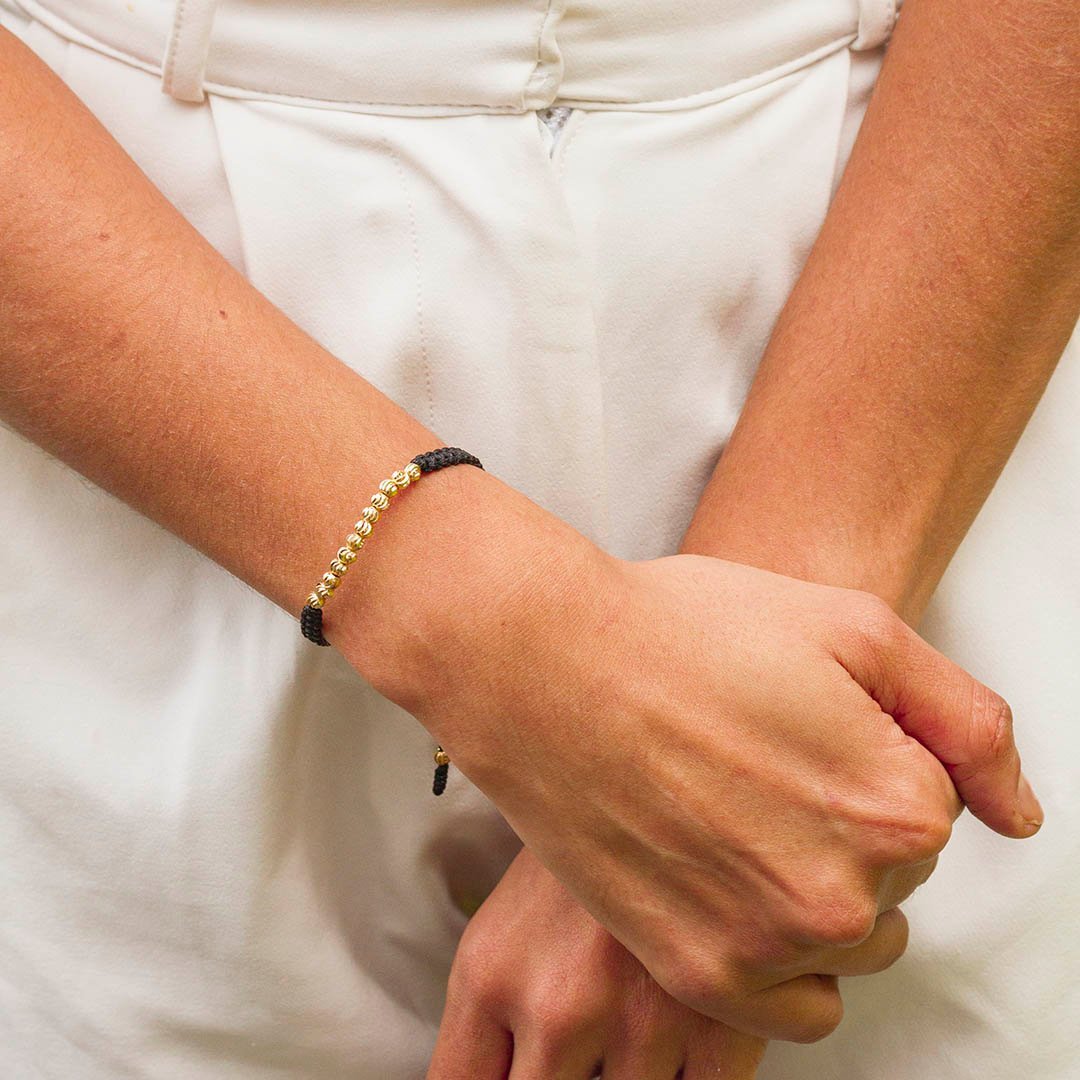 PULSERA BALINERIA 3 OROS 4MM