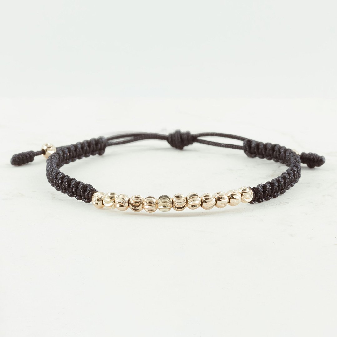 PULSERA BALINERIA MARTILLADA 4MM