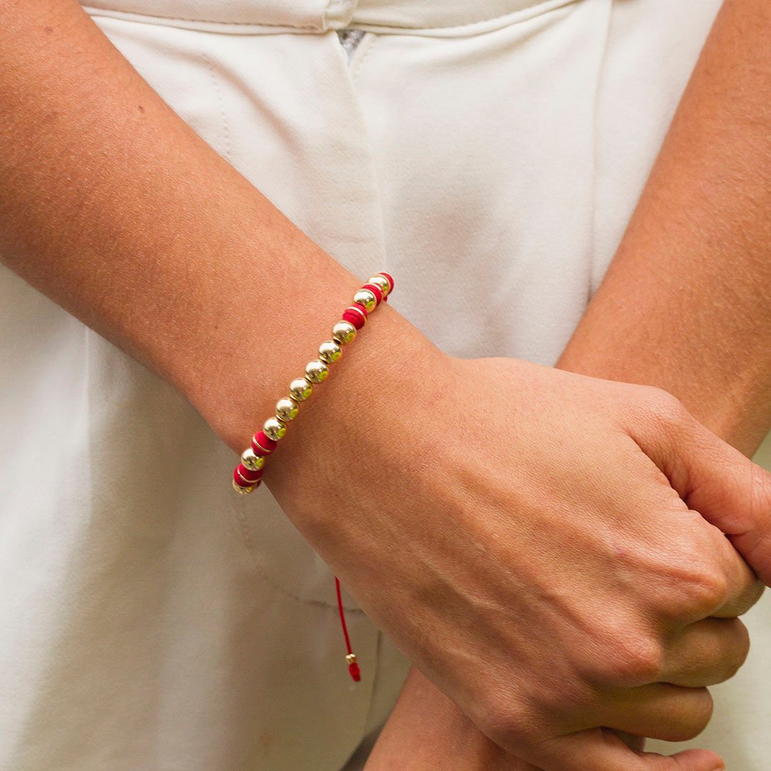 PULSERA LISA 5MM / NEOPRENOS LISOS ROJO