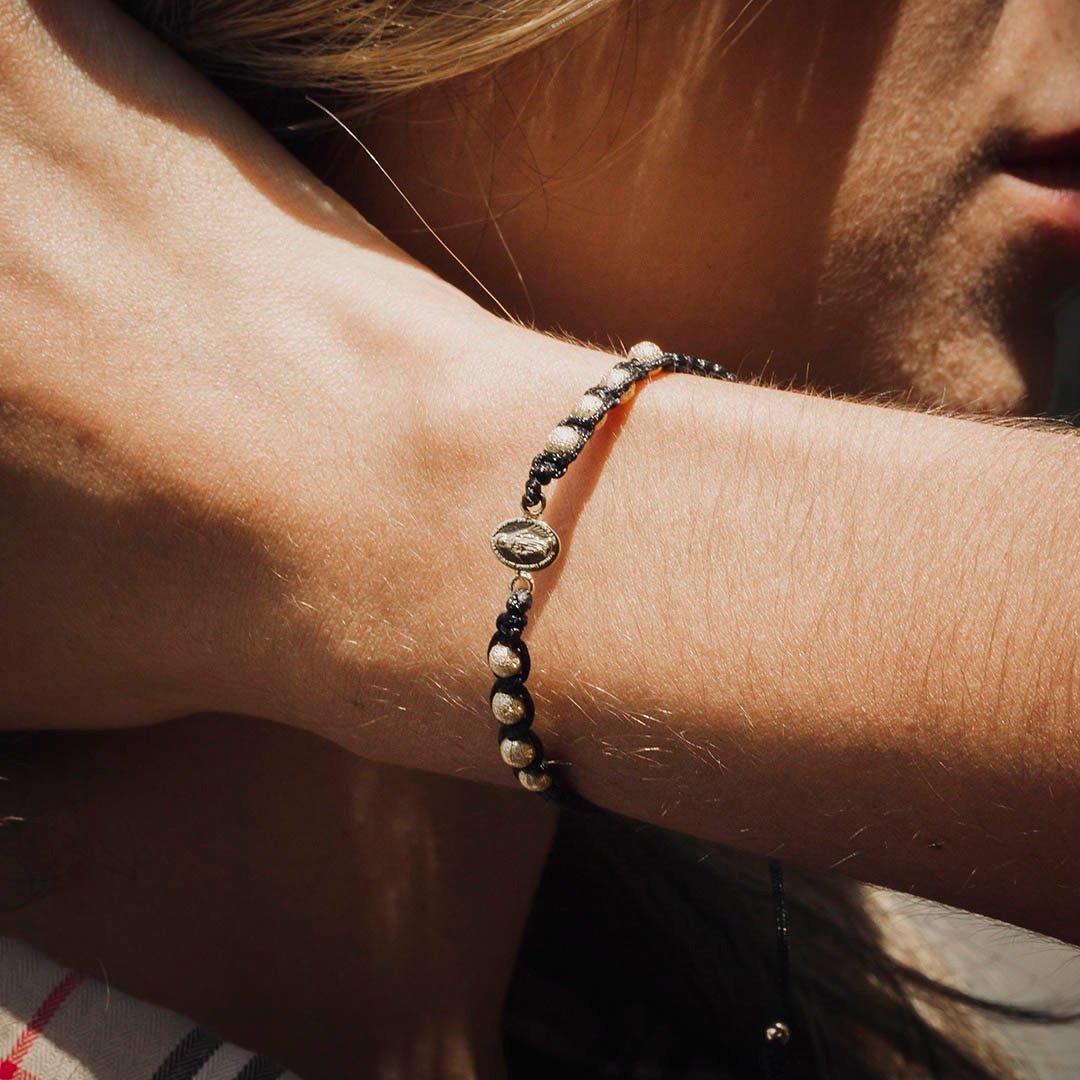 PULSERA GUADALUPE DIAMANTADO 4MM