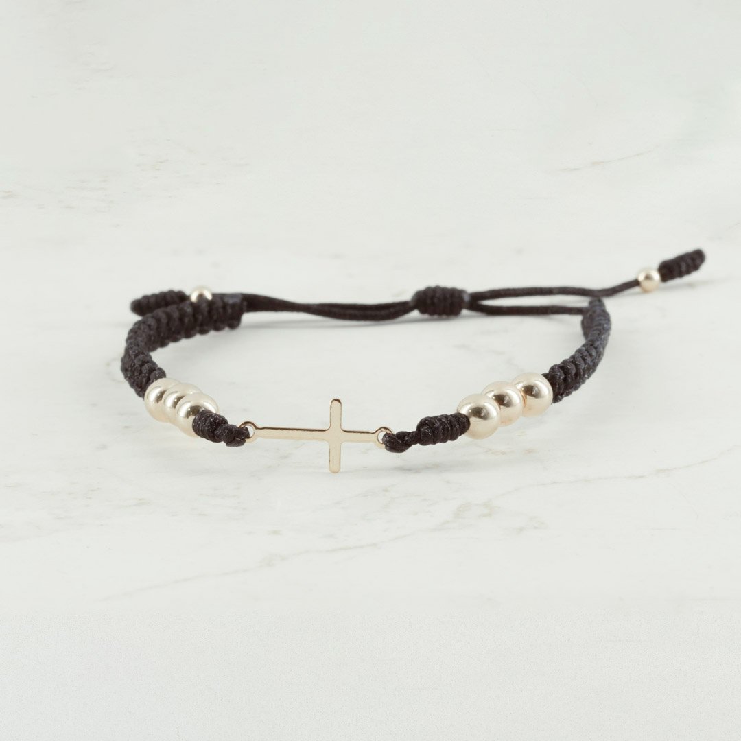 PULSERA 7 6 Y 5MM NEGRO