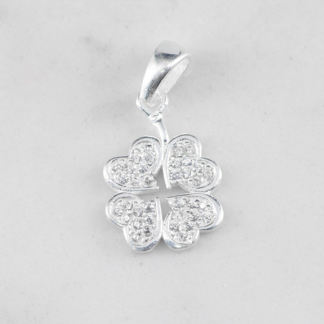 DIJE TREBOL CIRCONES