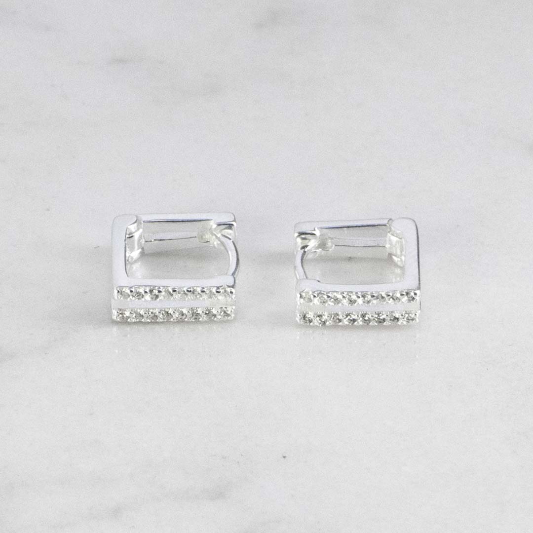 CANDONGA CUADRADA CIRCONES 2 LINEAS 10MM