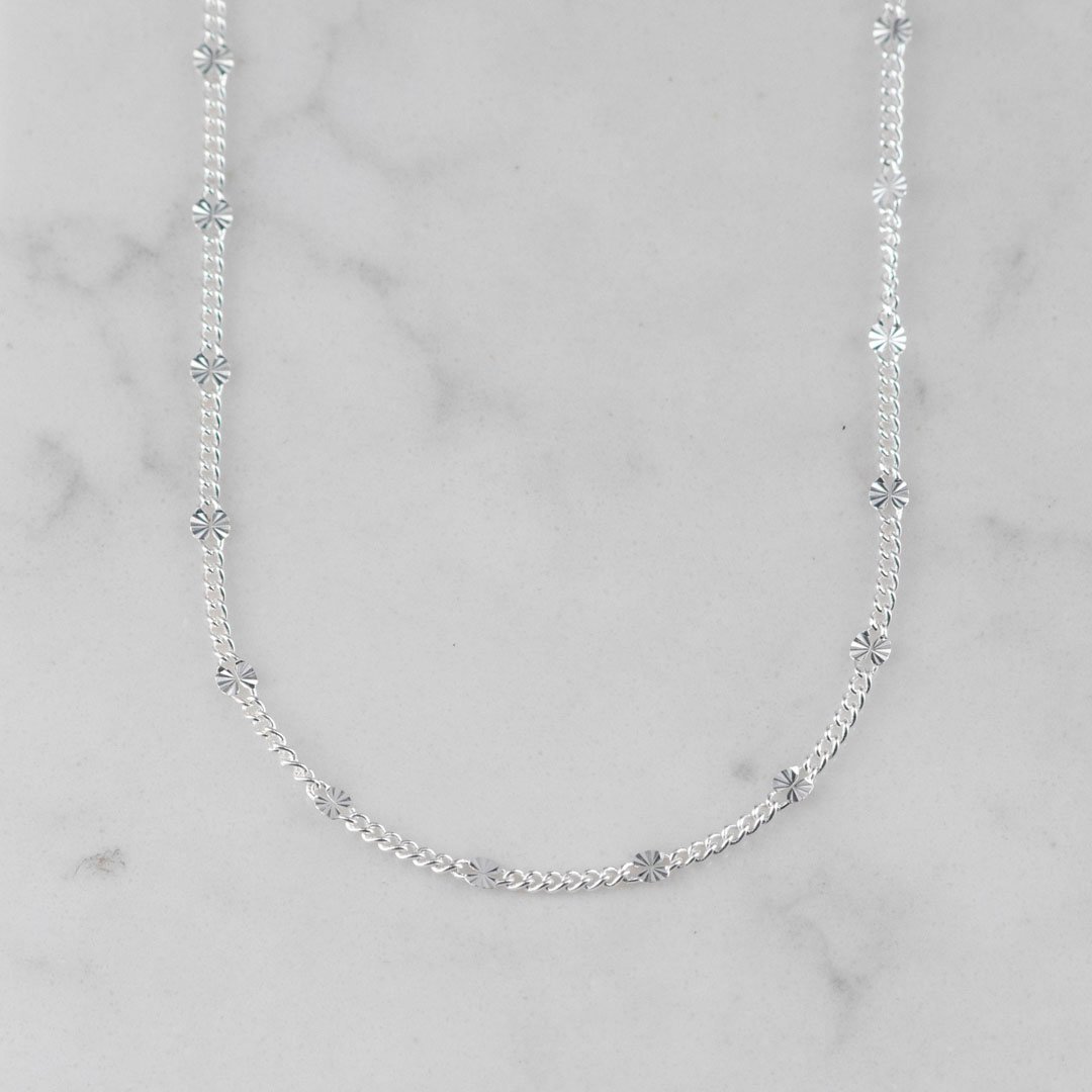 CADENA BOLA DESTELLO 3MM-45CM