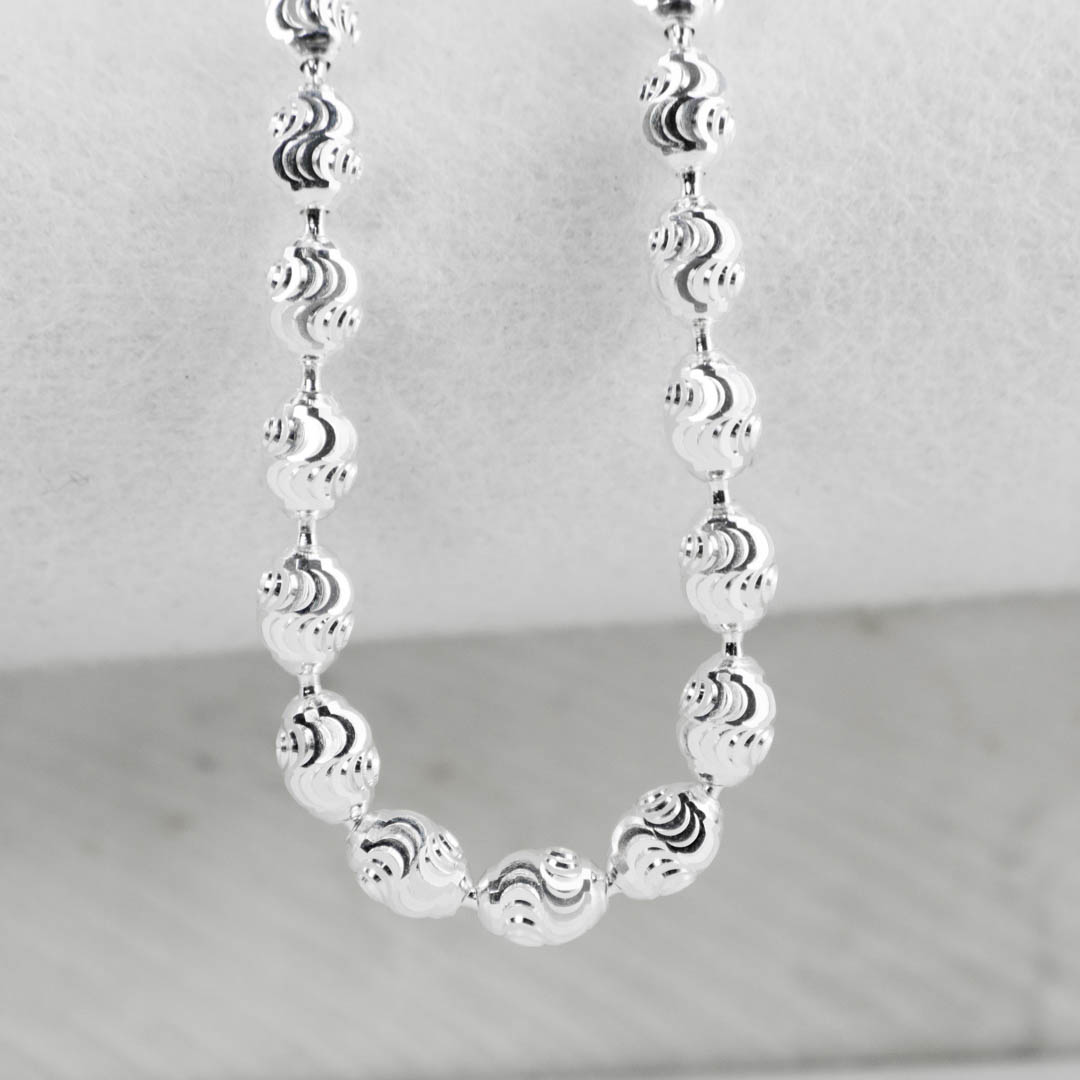 CADENA BARRIL DIAMANTADO CRUZADO 4MM-45CM