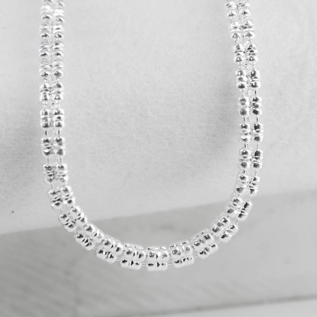 CADENA TRIANGULAR BARRIL MARTILLADO 4MM-45CM