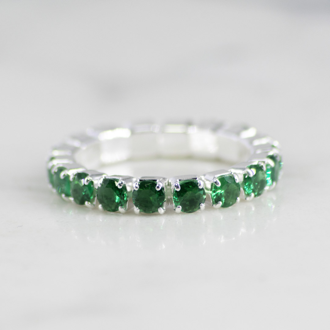 ANILLO TENNIS ESMERALDA ESTIRABLE
